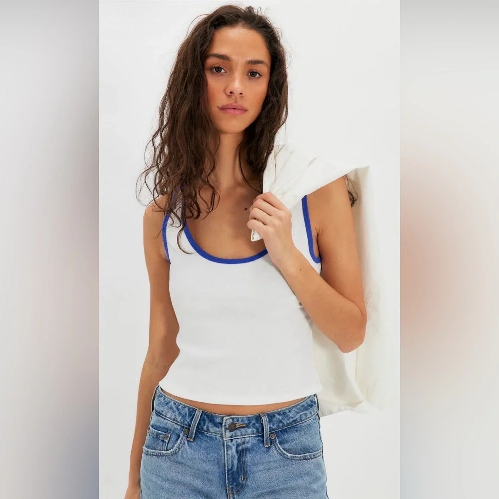 We the Free Moxie Tank NWOT clean ivory combo